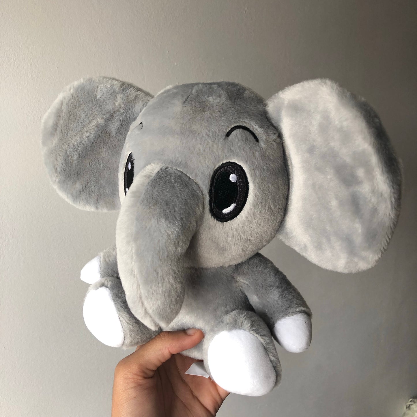Personalised elephant plushie