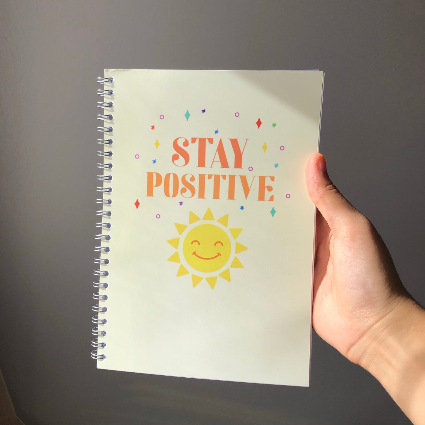 Stay positive notebook